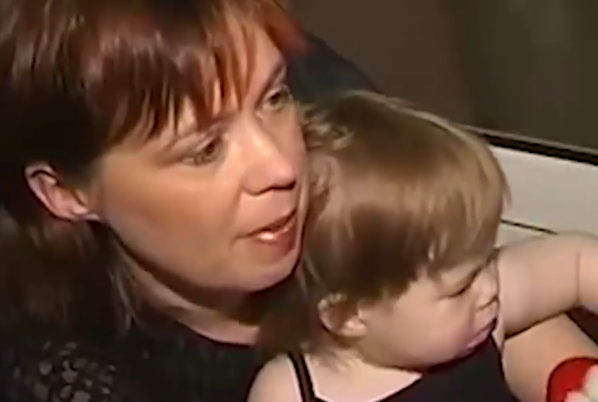 Наталья Кечина с маленькой Софьей