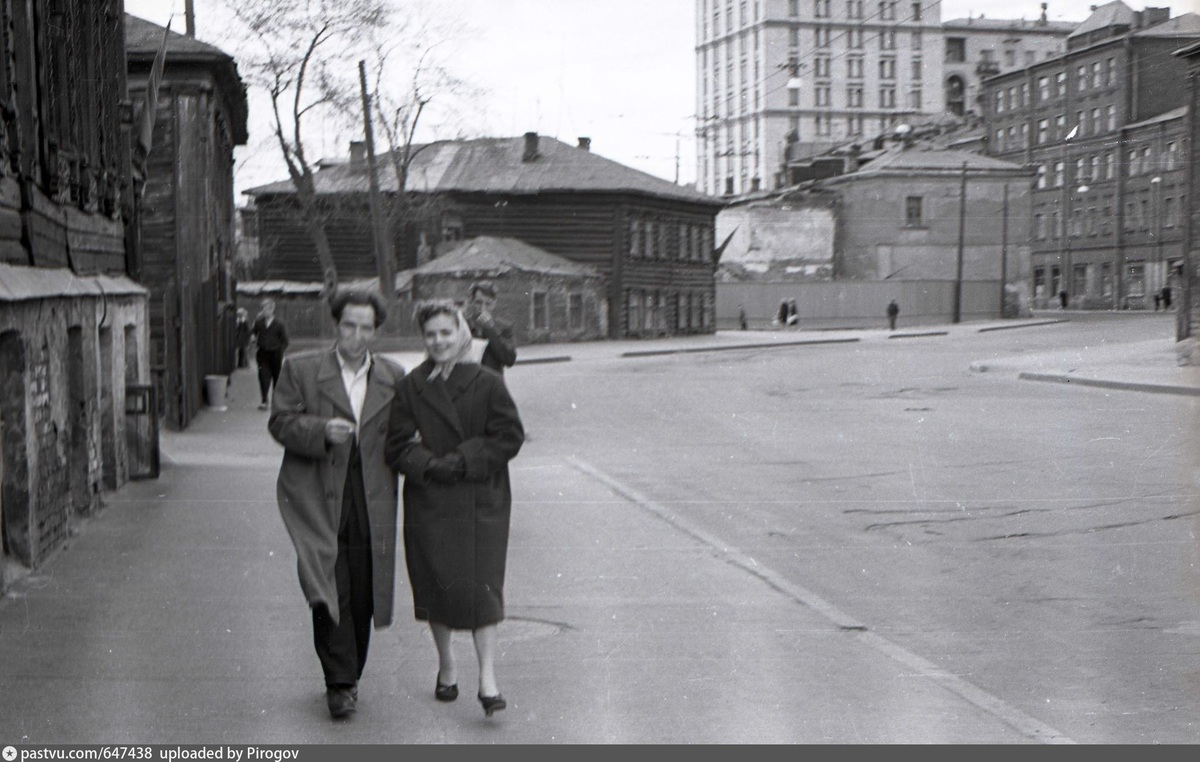 Банный переулок, 1957 - 1960 г. Источник https://pastvu.com/p/647438.