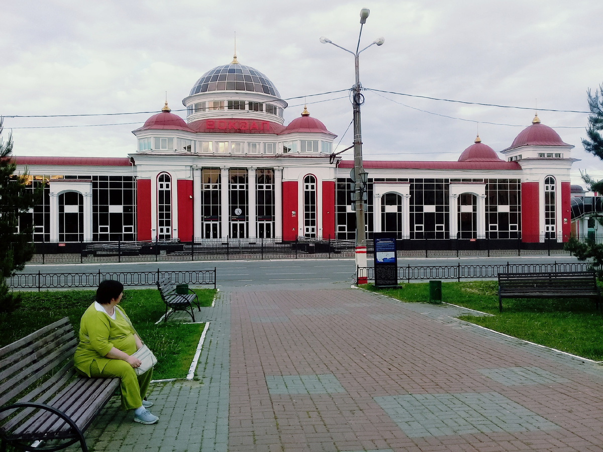 Привокзальная площадь Саранска (фото автора - 2024)