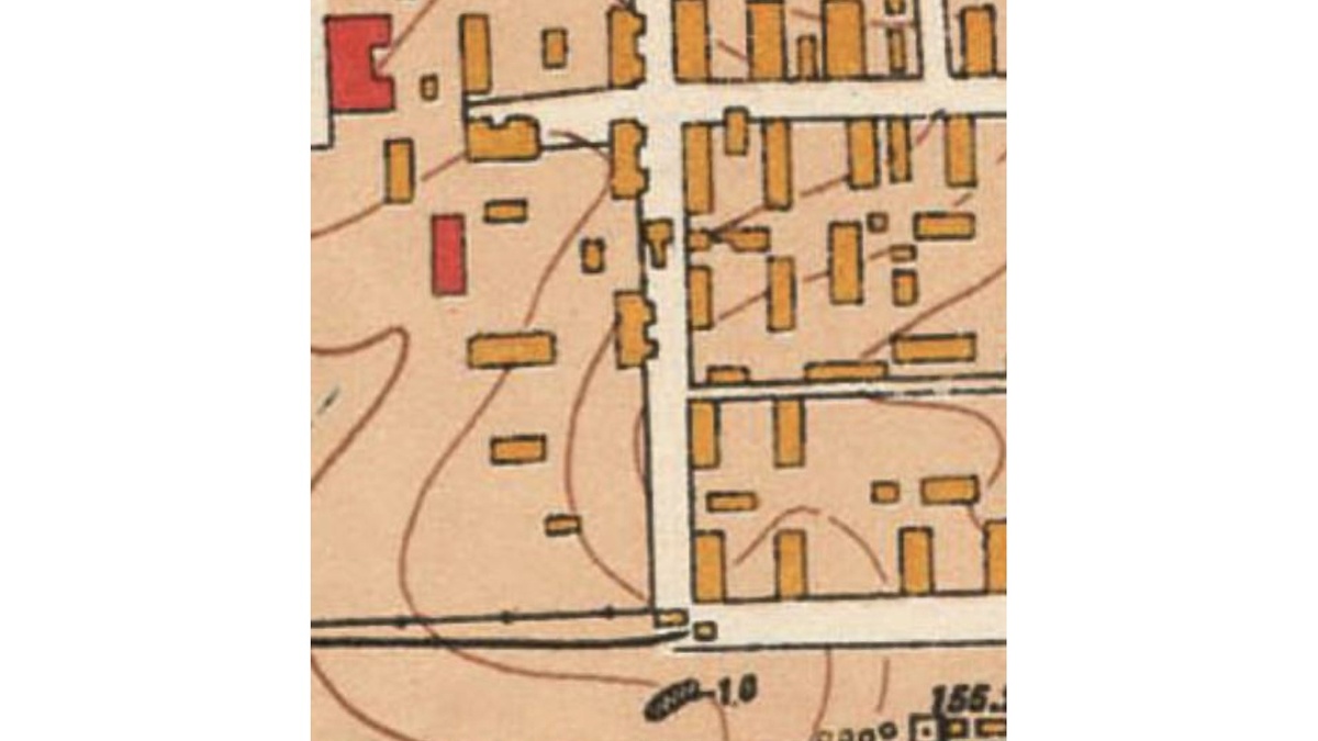 Начало 9-й Парковой улицы на плане Москвы 1952 г. 