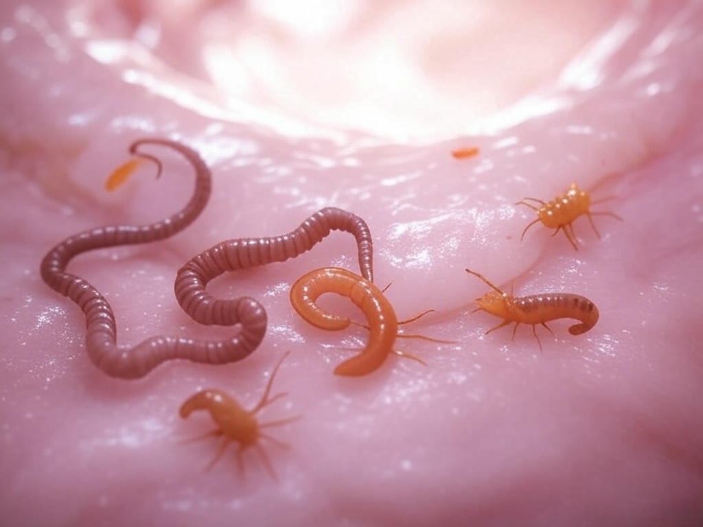 Паразиты в организме человека