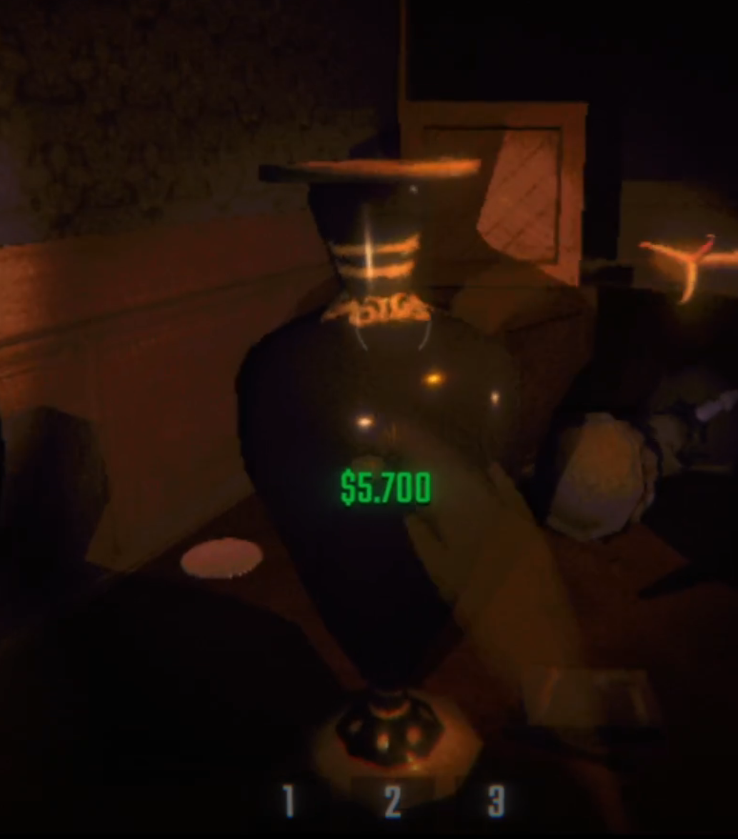 Вот так выглядят ценности . (Ваза крайне хрупкая , поэтому необходимо быть очень осторожным)