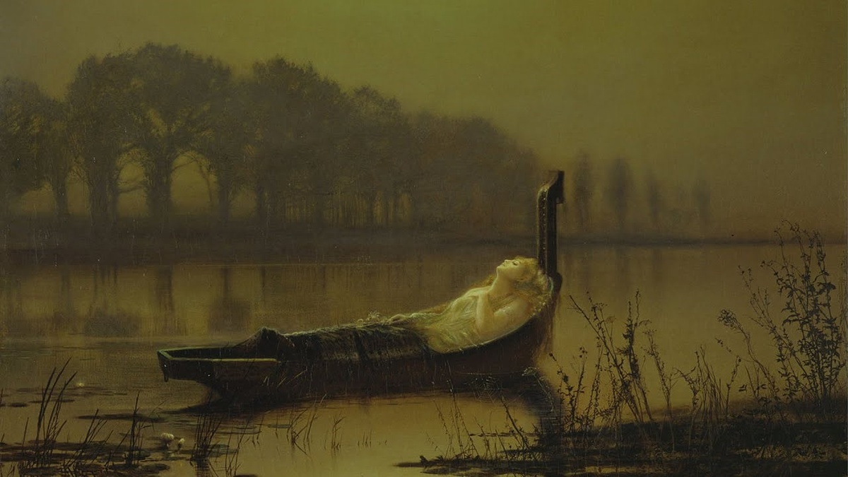 Художник Джон Эткинсон Гриншоу «Леди Шалотт»