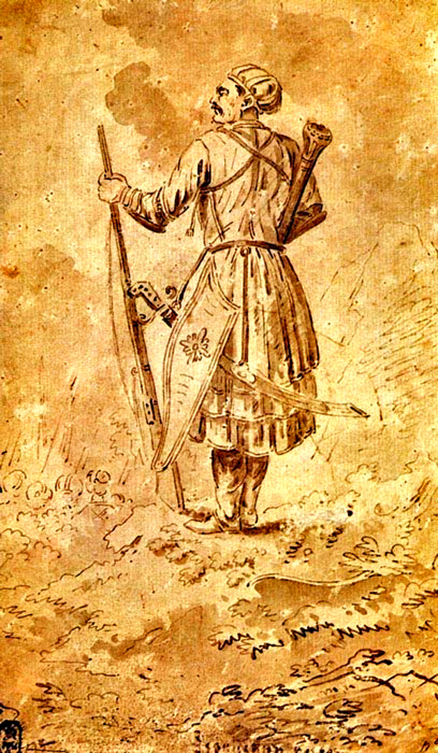 Васильев Ф. А. Портрет князя Александра Бековича-Черкасского. 1710-е годы.