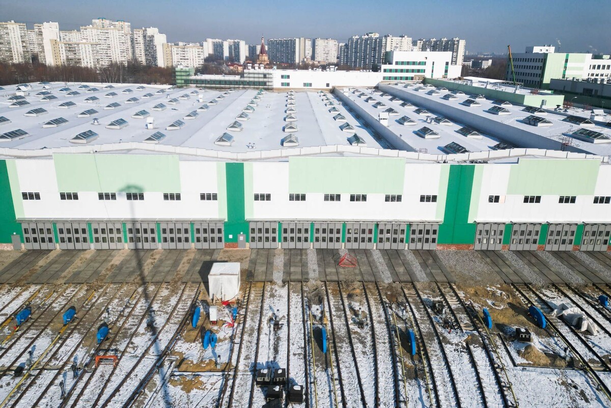    В Братееве строят крупнейший комплекс для обслуживания поездов метро