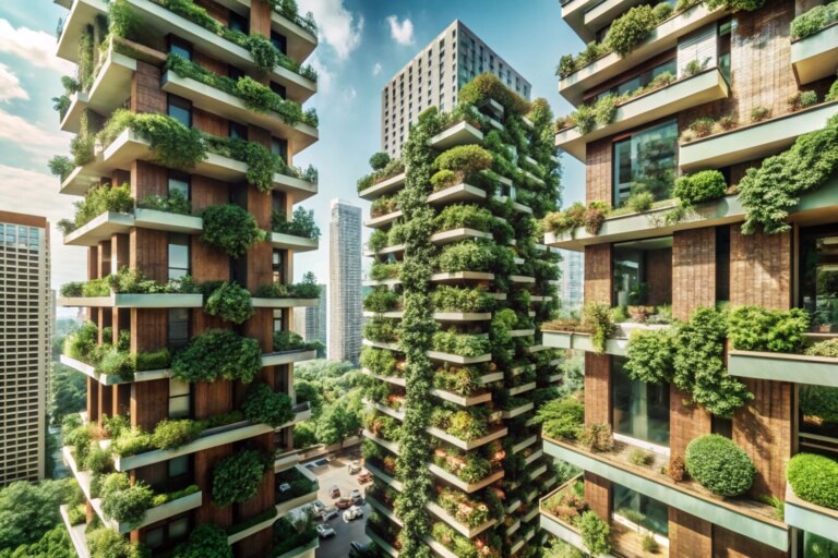    Эко-небоскребы: как архитектура меняет наше восприятие устойчивого строительства и спасает природу в мегаполисах