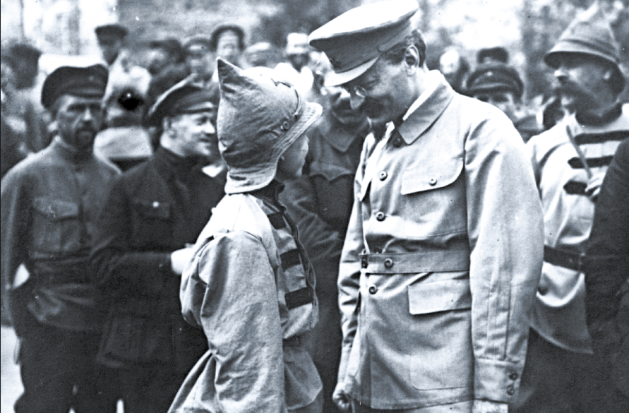 Военно-политический деятель Лев Давидович Троцкий.