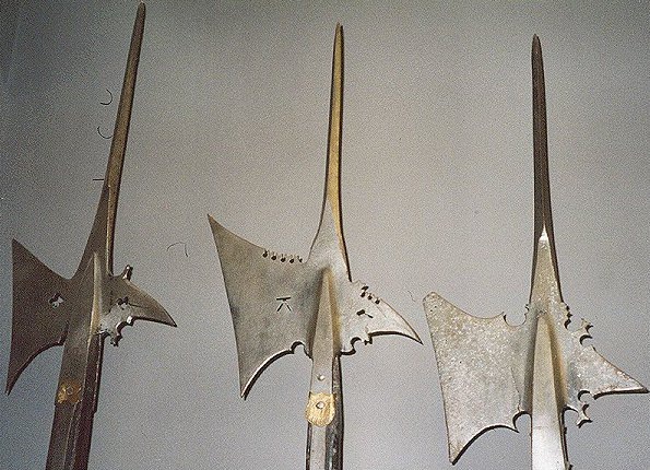 Классические наконечники алебард