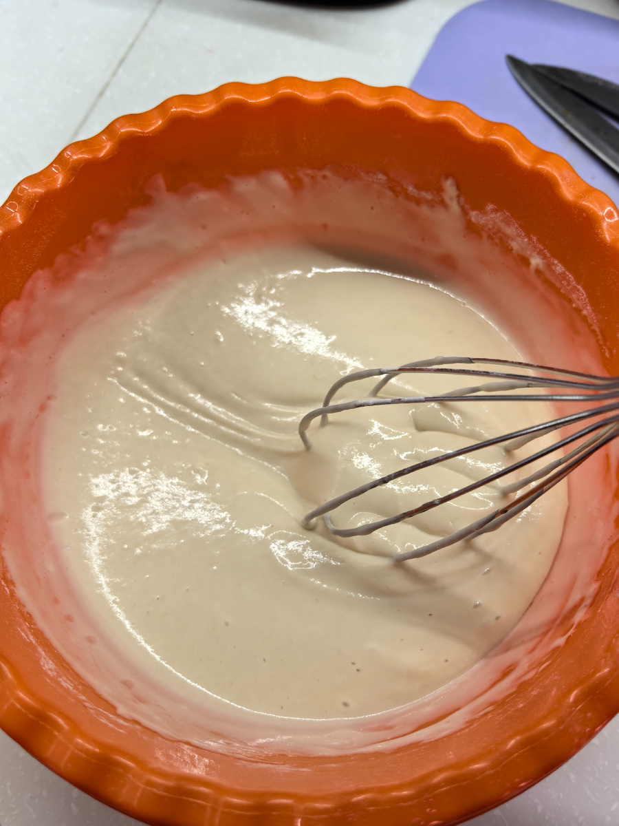 Вот такое тесто у меня получилось