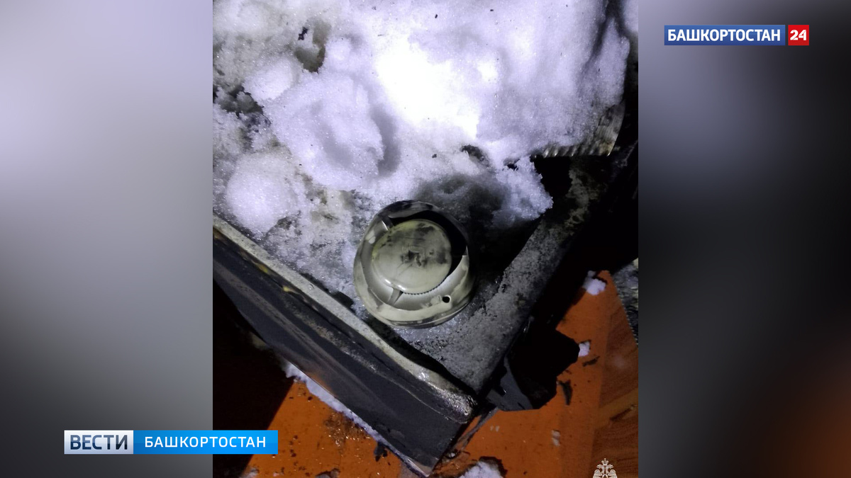    Супружеская пара спаслась из пожара в Башкирии благодаря пожарному извещателю