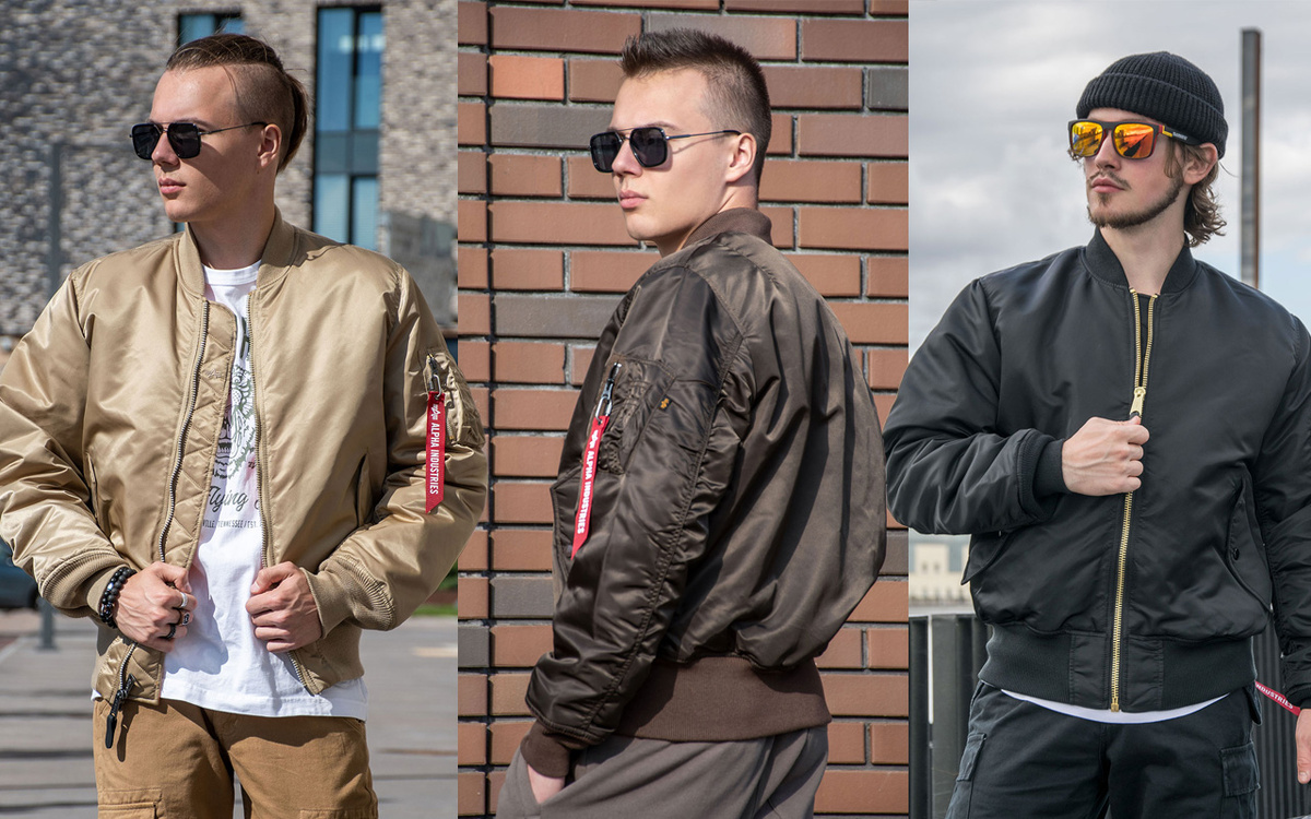 Мужской бомбер Alpha Industries MA-1 Original Fit - классический бомбер с объемной олдскульной посадкой