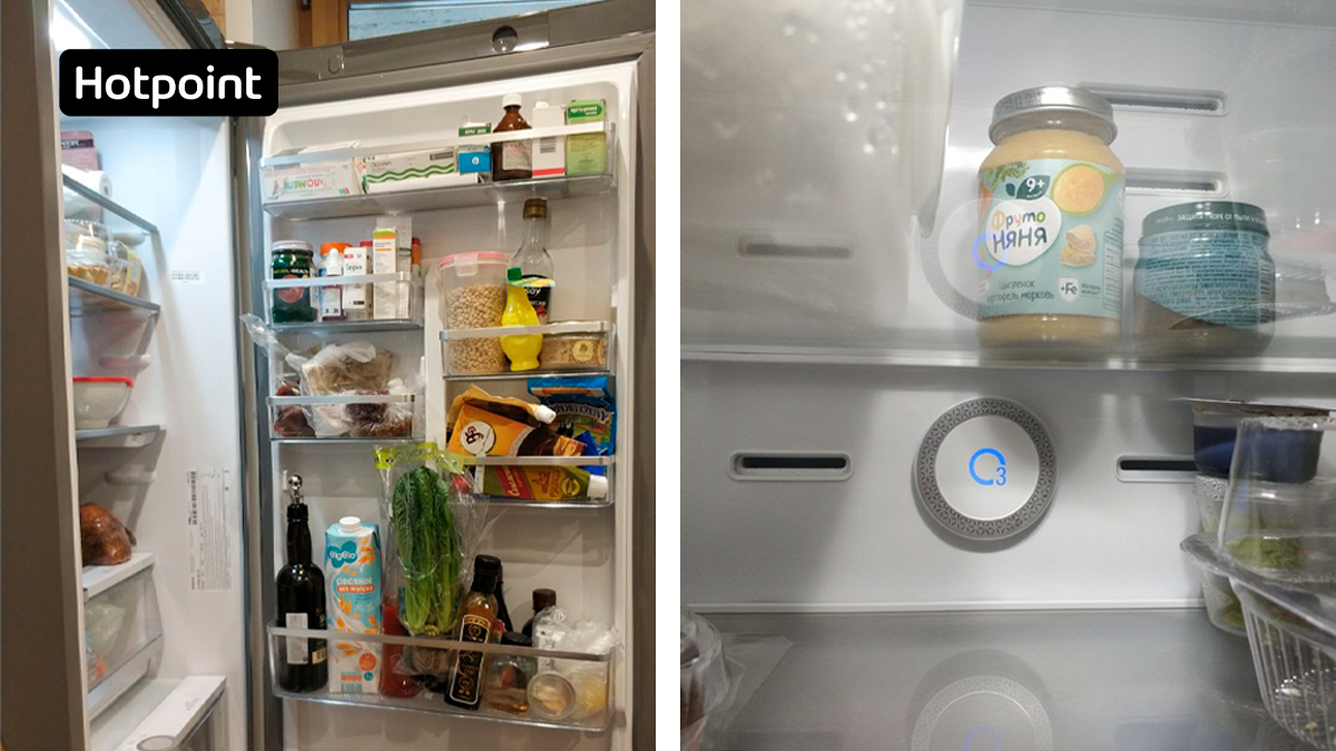 Ольге особенно понравились передвижные дверные балкончики и функция озонирования в холодильнике Hotpoint HT 8201I MX O3
