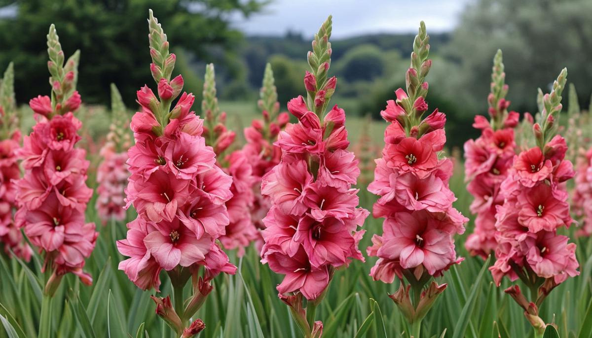 Гладиолусы