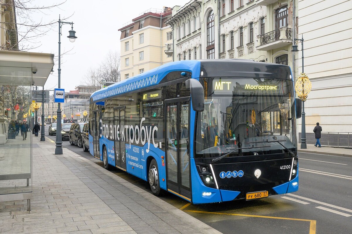    Москва пополнила парк 100 новыми электробусами
