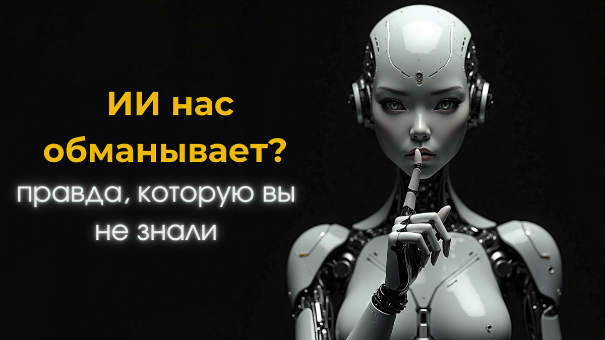 Может ли ИИ нас обмануть? Вся правда, которую вам не будут говорить!