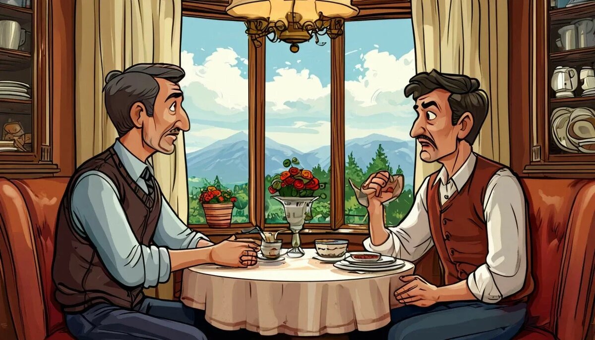 Два друга сидят в столовой. Один берет ложку борща и говорит: — Ты знаешь, цимес тут явно в свекле! Другой удивленно смотрит на него и отвечает: — Да ладно тебе, цимес — это когда жена не замечает, что ты опоздал на час!