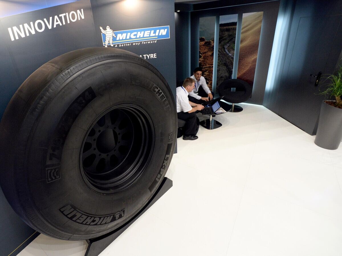    Стенд компании Michelin© РИА Новости / Михаил Воскресенский