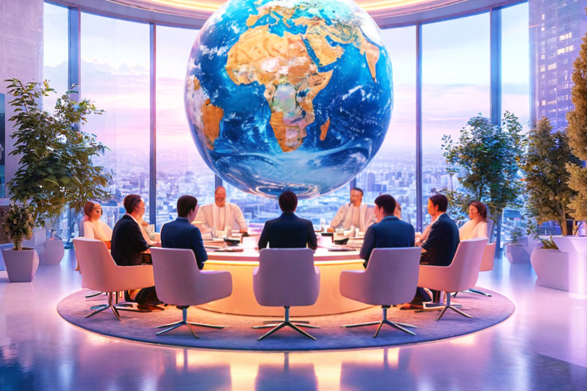 На встрече Россия и США обсудят проблемы в работе посольств двух стран.  Фото: Изображение сгенерировано нейросетью Kandinsky 3.1