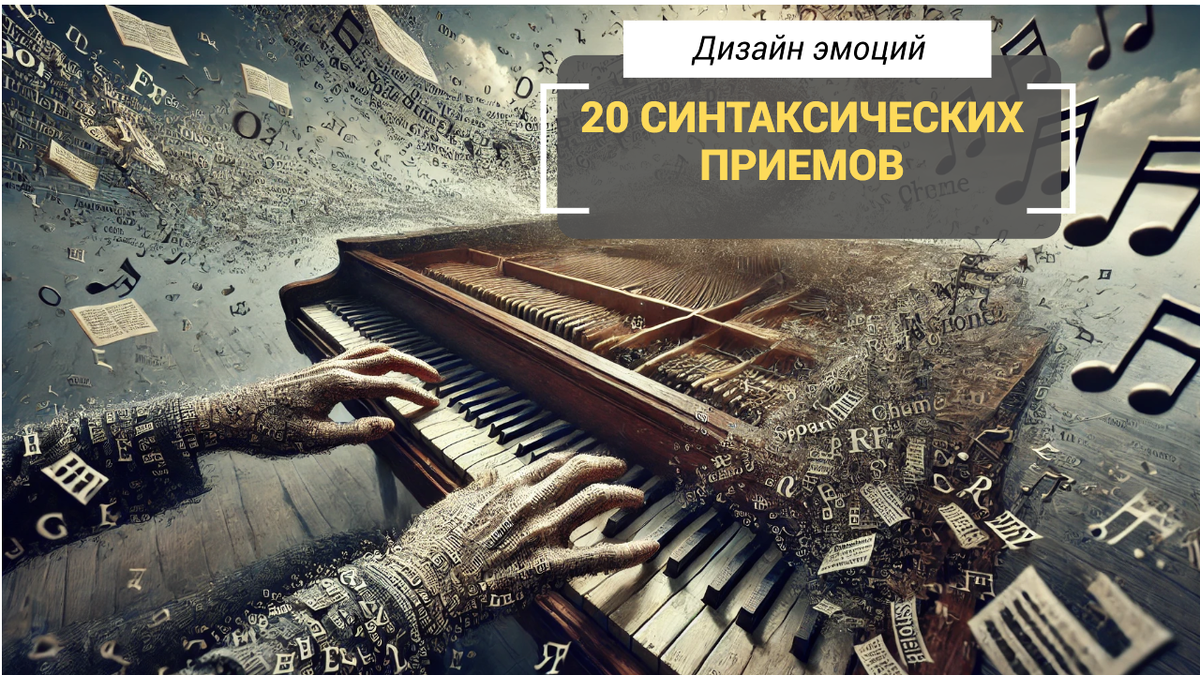 Что такое синтаксические приёмы?