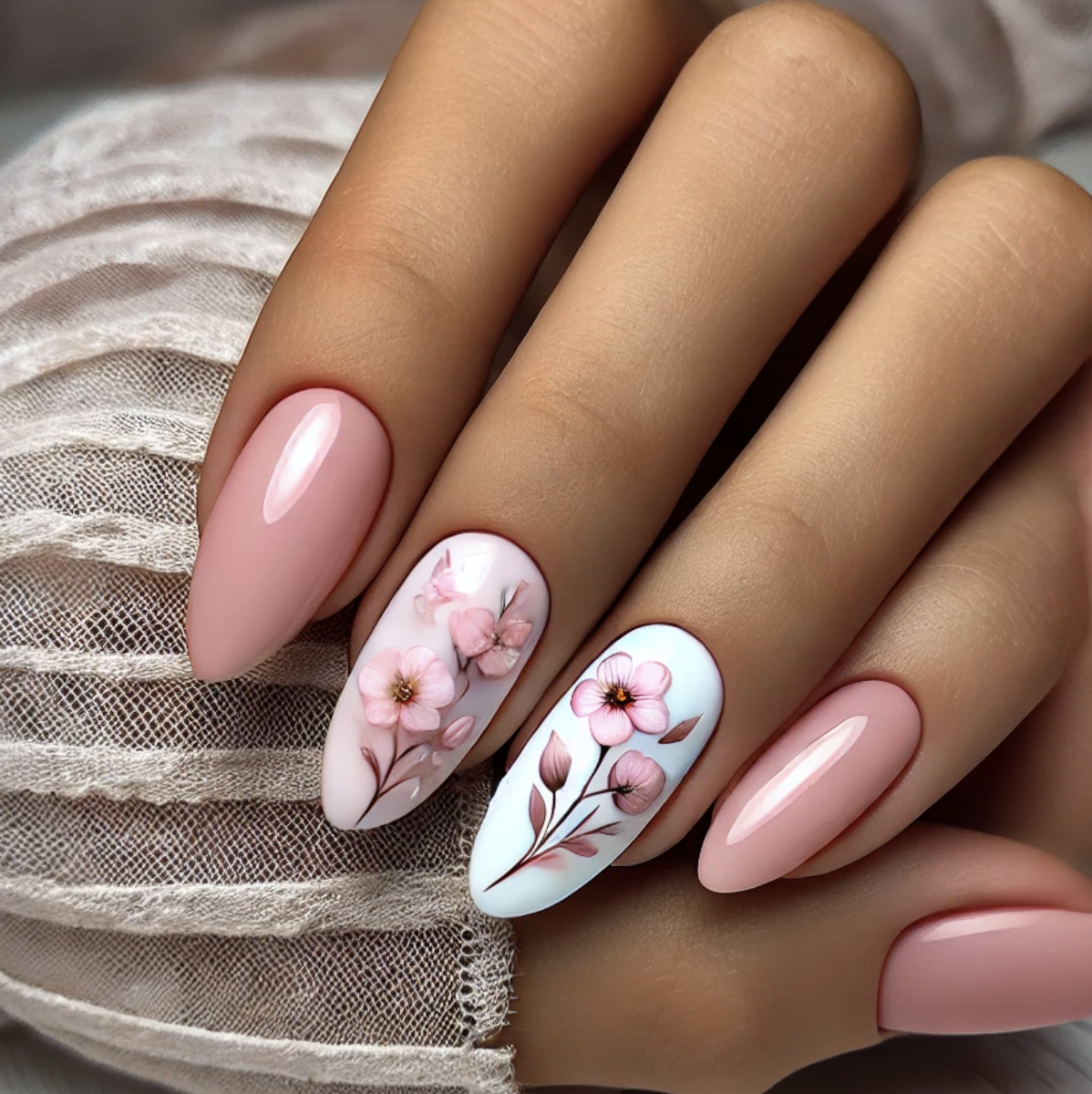 Очень красивый и нежный маникюр 2025