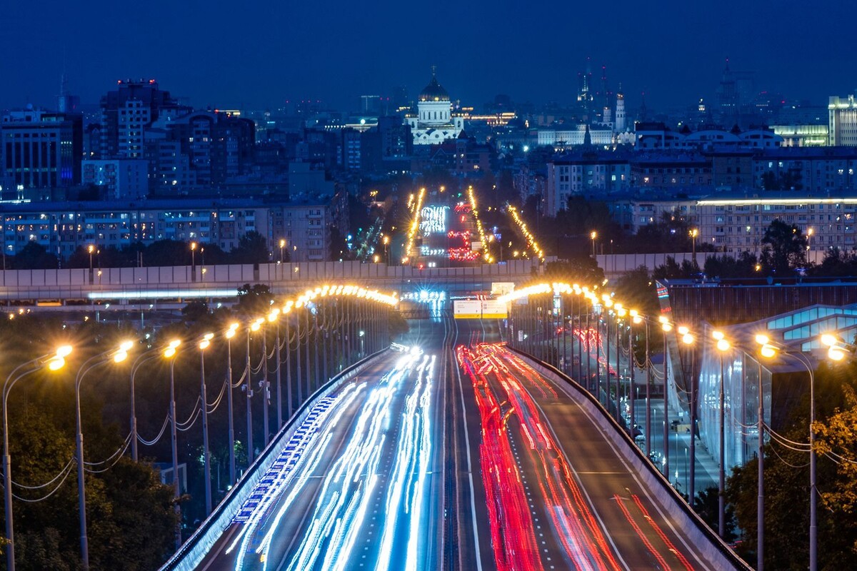   Москва – в тройке лидеров по уровню освещенности среди городов мира