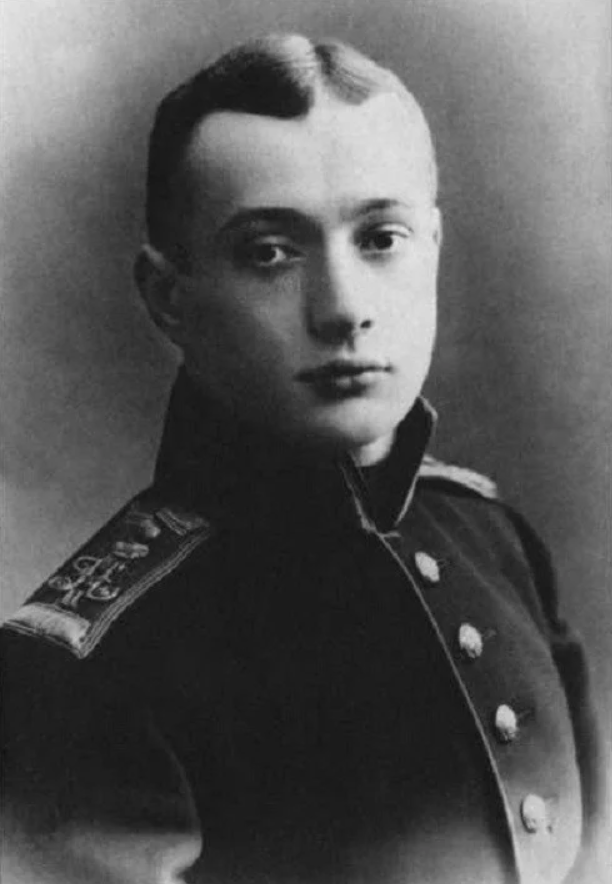 Воспитанник Пажеского корпуса Алексей Брусилов, сын генерала А.А. Брусилова, 1906 год
