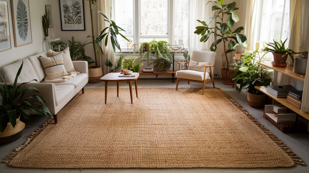 1. Джутовые ковры – комфорт и стиль