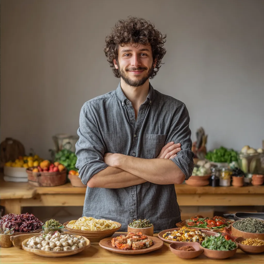 вот так в понимании Midjourney выглядит итальянский специалист по питанию. штош, не можем не согласиться.