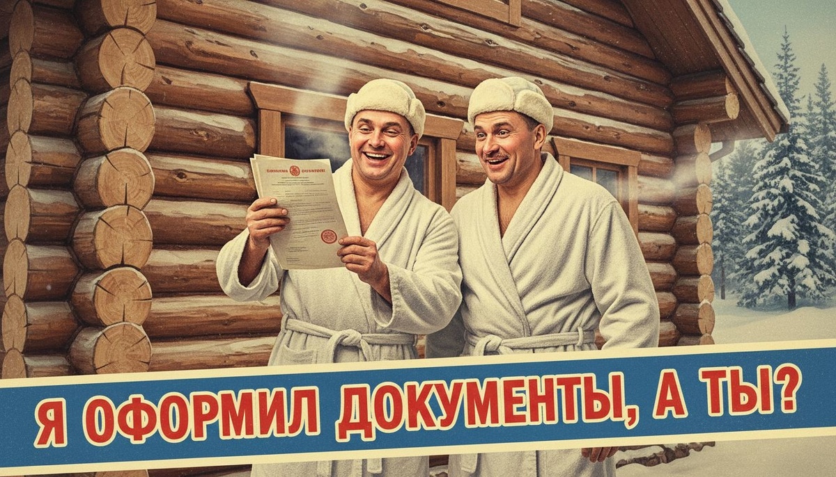 На зарегистрированную в собственность баню распространяется налоговая льгота - до 50 кв.м. налог не платиться. Кадастр и право: https://vita-house.ru