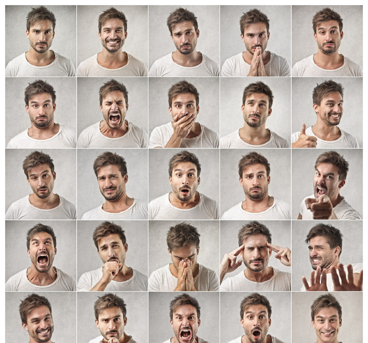 А вам слабо так же выражать эмоции, как этом мужик? А? А?