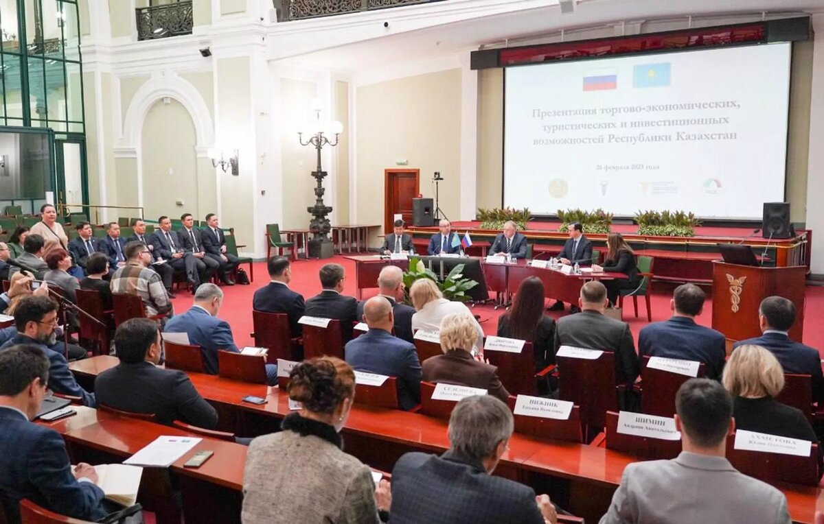 
В Торгово-промышленной палате РФ состоялся "Час Посла Казахстана"
© Photo : Посольство Казахстана в России