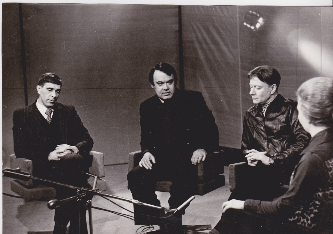 Андрей Болтнев, Алексей Герман и Андрей Миронов на интервью после выхода фильма