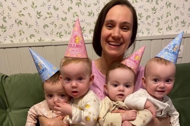 В феврале малышам исполнился год. Фото: Из личного архива