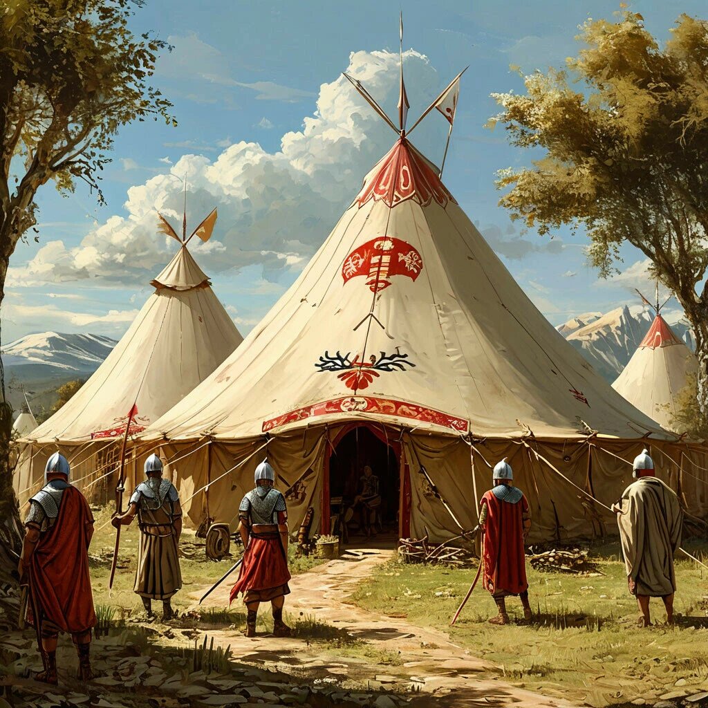 Армейская палатка. Древний Рим.