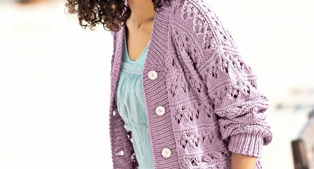 Чудесные ажурные жакеты спицами. Описание, выкройки, схемы