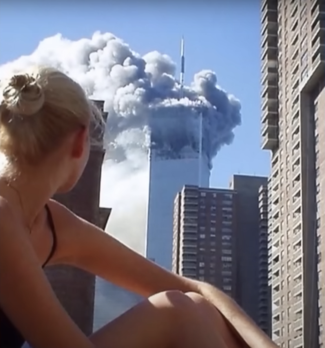 Фотосессия модели во время терактов 11 сентября 2001 года