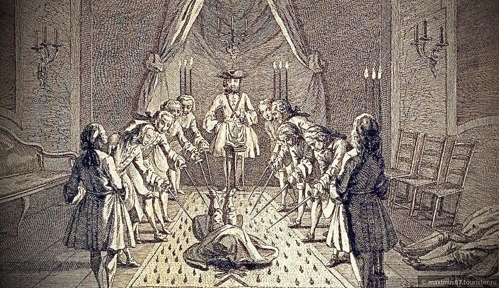 Масонский обряд XVIII века