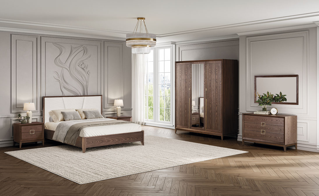 Классика — это не всегда резные узоры и куча декора. Иногда она органично вплетает в себя черты минимализма.