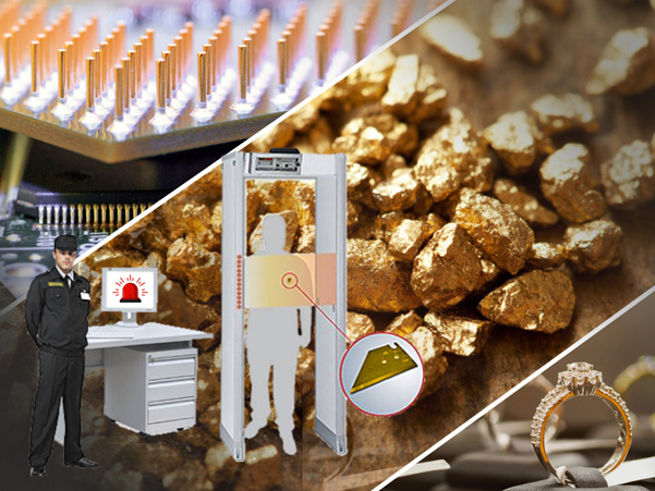 Детеция от 1 грамма золота. 