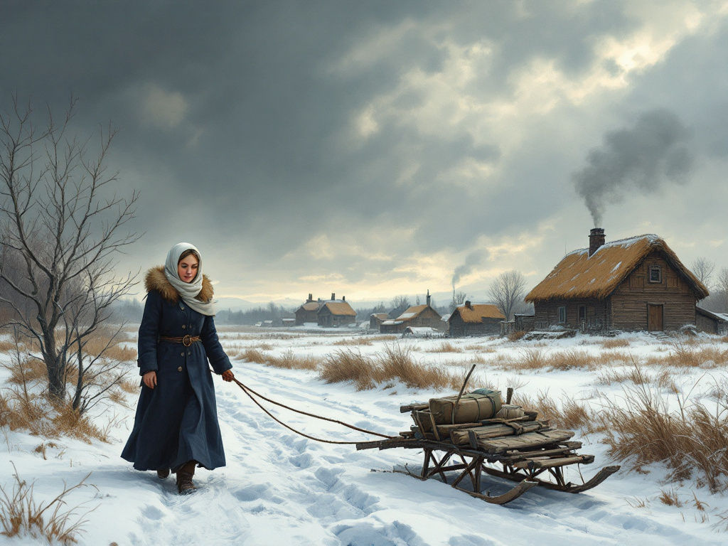 Этот удивительный рассказ не относится к тематике моих произведений, но по просьбе его автора, Ширшова Геннадия Леонидовича, я решил поделиться им с вами. Это драматическая история, основанная на реальных событиях, написанная со слов его матери, которая является главной героиней.

В повествовании раскрываются тяжелые и героические моменты жизни в советской деревне во время Великой Отечественной войны и в послевоенные годы. Главная героиня, Зинаида, проходит через множество испытаний: голод, лишения, потерю близких, эвакуацию. Однако, несмотря на все трудности, она сохраняет силу духа, мужество и веру в лучшее будущее.

Этот рассказ не только передает атмосферу той эпохи, но и затрагивает важные темы: коллективизм, взаимопомощь, стойкость человеческого характера и любовь к родине. Это история о несгибаемой воле, самоотверженности и глубокой преданности родной земле.