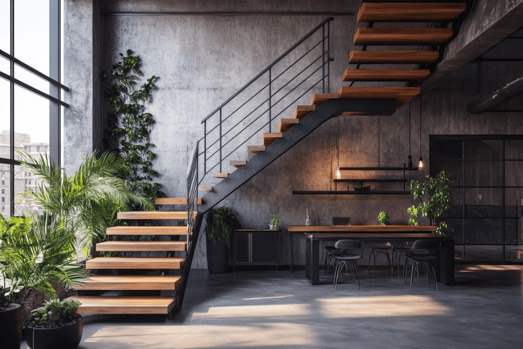    Современные лестницы в стиле лофт от ZMK-Zenit: как создать уникальный интерьер в Уфе с помощью стильных решений ZMK-ZENIT