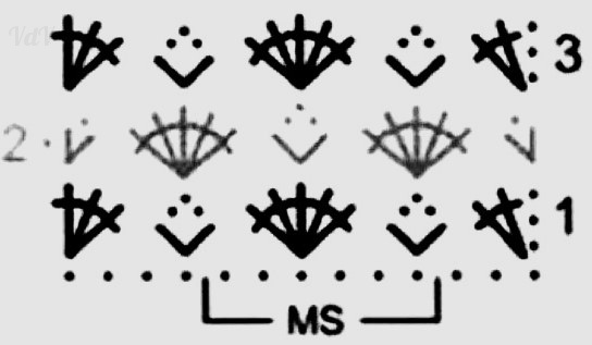 Пулундер - свободной формы пуловер с цельновязанными рукавами крючком Вязание для Вас