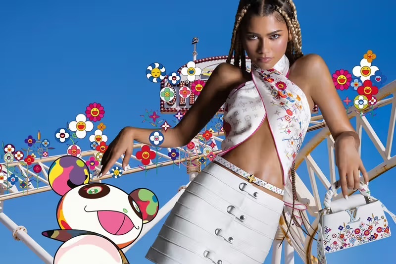    Зендея стала лицом коллаборации Louis Vuitton и Такаси Мураками (фото 2)