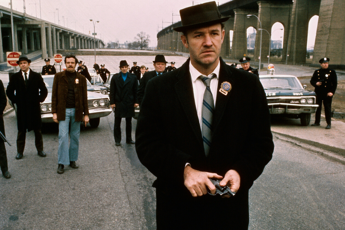 Джин Хэкман в кадре из фильма "Французский связной", 1971 год ©Bettmann Archive/Getty Images  📷