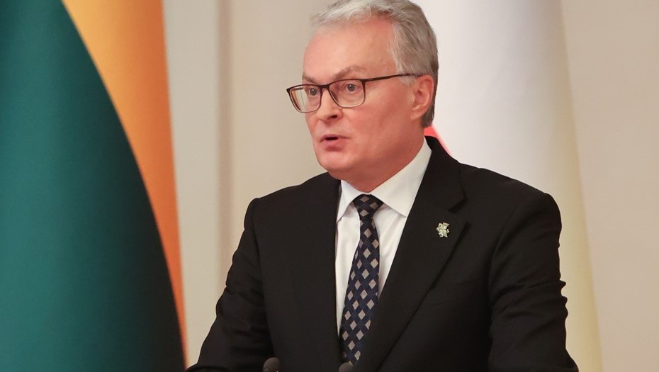    Президент Литвы Гитанас Науседа. Автор фото: Константин Сазончик/ТАСС