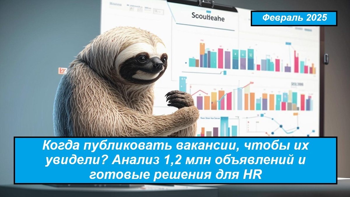 Когда публиковать вакансии, чтобы их увидели? Анализ 1,2 млн объявлений и готовые решения для HR