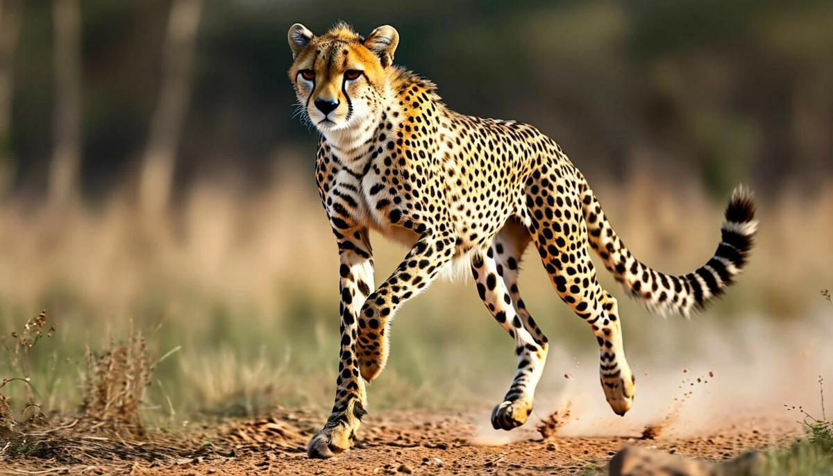 Гепард тратит на спринт столько энергии, что ему нужно 30 минут отдыха после погони