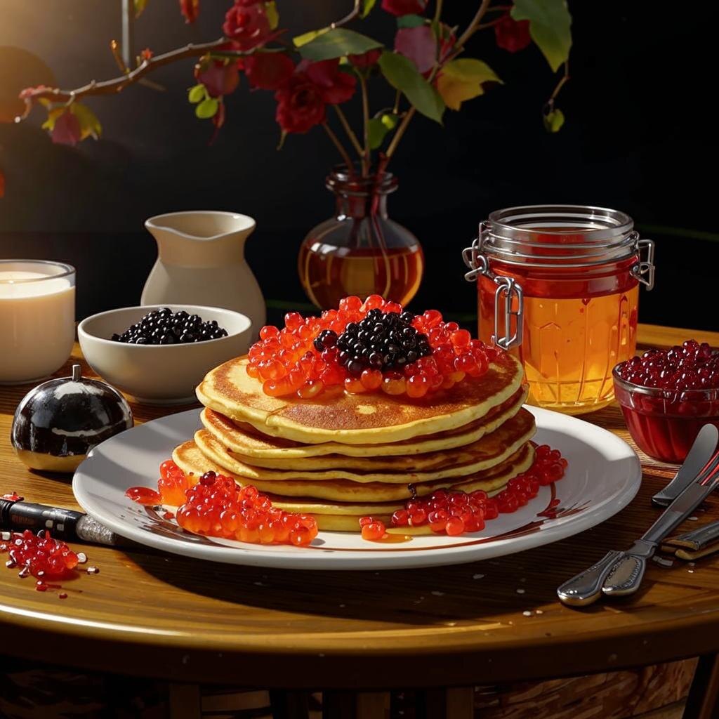 Блины - на всех экранах страны! (Источник - нейросеть)