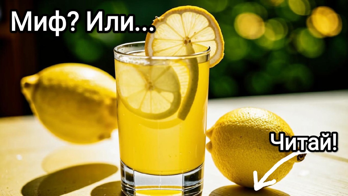Нет, это не лимонный сок