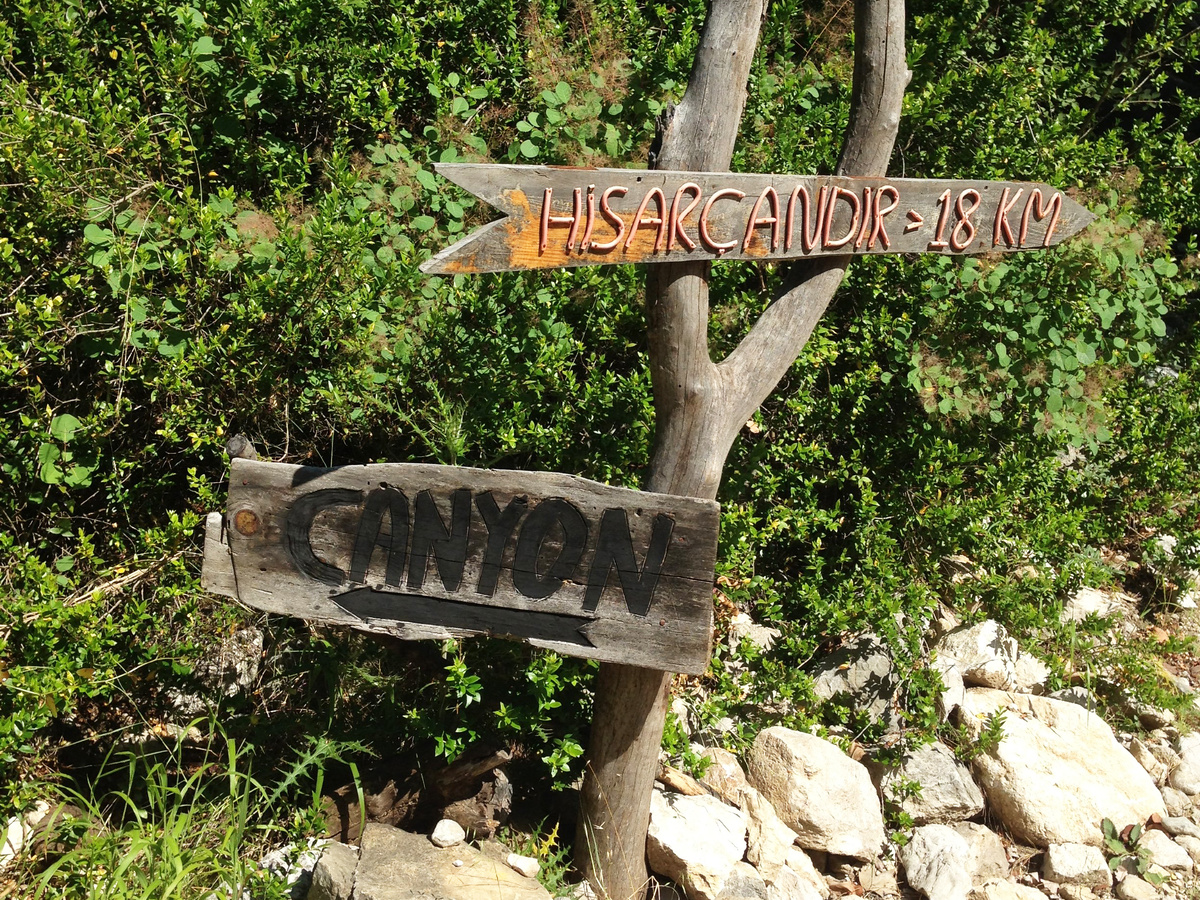 Указатель на Каньон